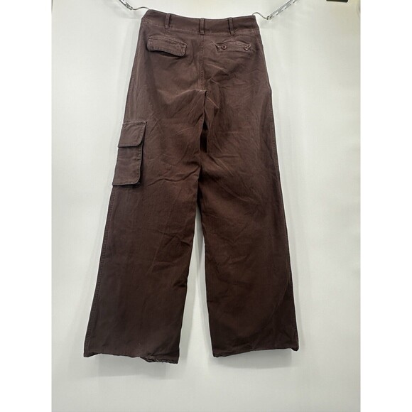 Aritzia Wilfred Free Cargo Wide Leg Pull On Pants Woman’s6 Heathered - Picture 4 of 15